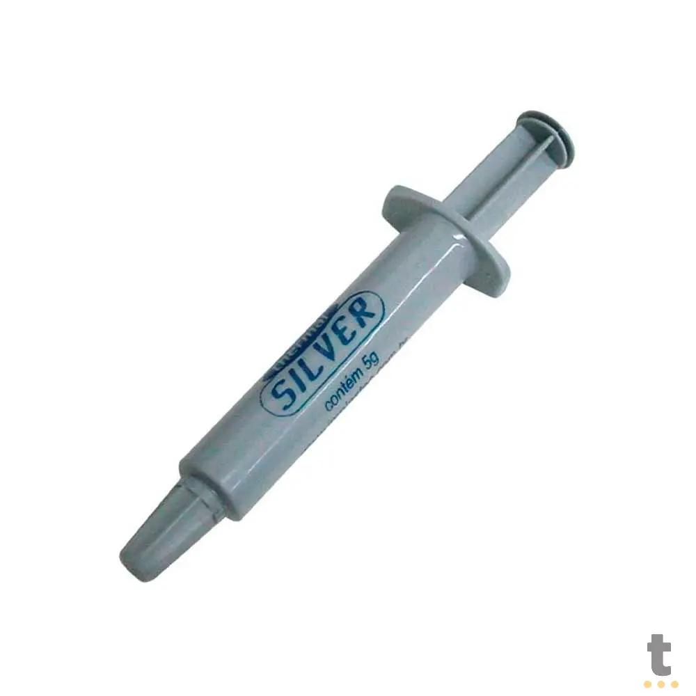 Pasta Termica Thermal Silver Implastec - Bisnaga 5gr Prata Truedata